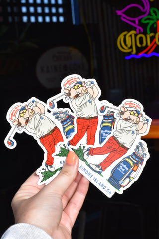 SSBBQ Birdies & Barbeque Sticker