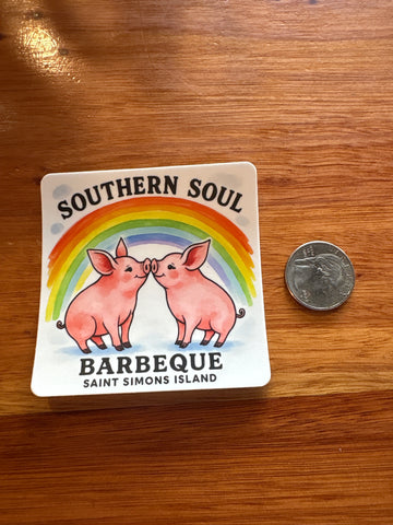 SSBBQ pig sticker