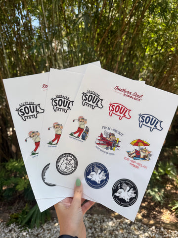 SSBBQ Sticker Sheet
