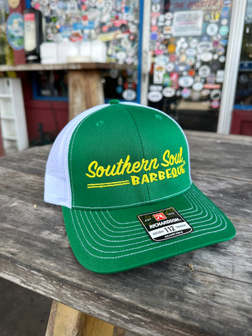 SSBBQ Richardson 112 Hat- White/Green