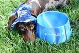 SSBBQ Silipint Foldable Aqua-Fur Dog Bowl