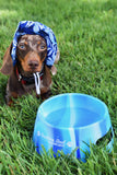 SSBBQ Silipint Foldable Aqua-Fur Dog Bowl